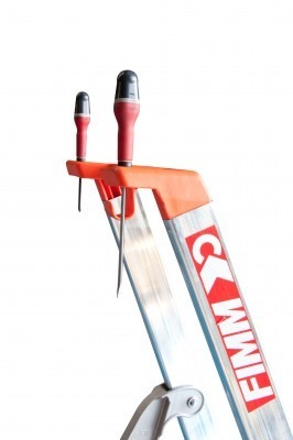 Marchepied alu 9 marches professionnel avec rampe - FIMM - 835007640