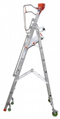 Plateforme alu repliable 9 marches 150 kg - FIMM - 835007686