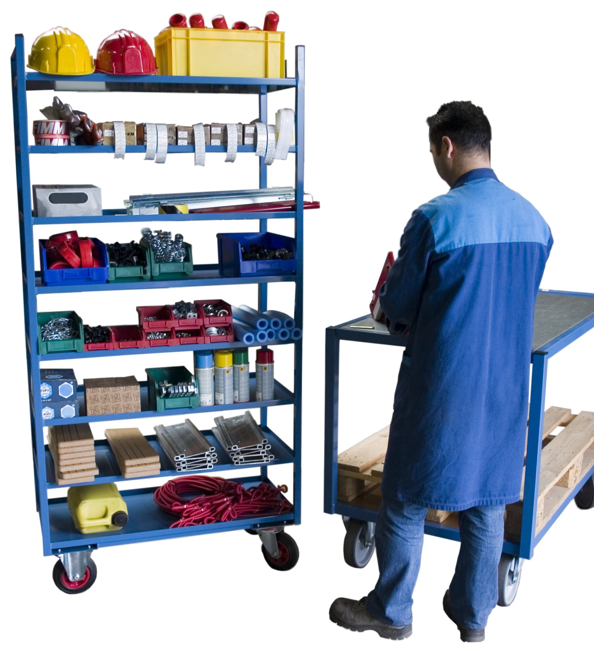 Servante 400 kg 8 plateaux tôle 935 x 435 mm FIMM - 880000566