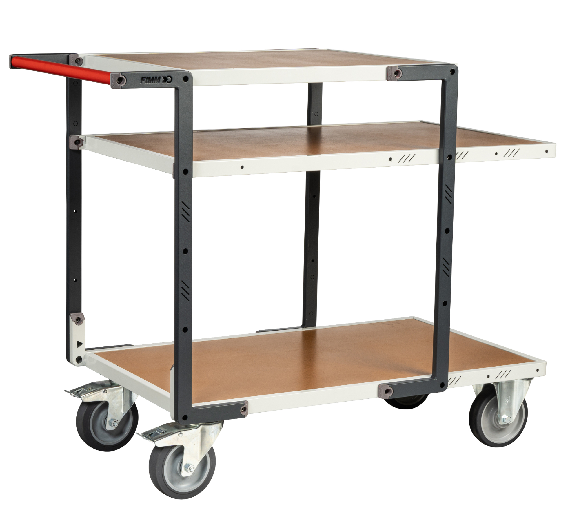Servante Flat-Pack 3 plateaux 850x500 mm 400 kg - FIMM - 884721245