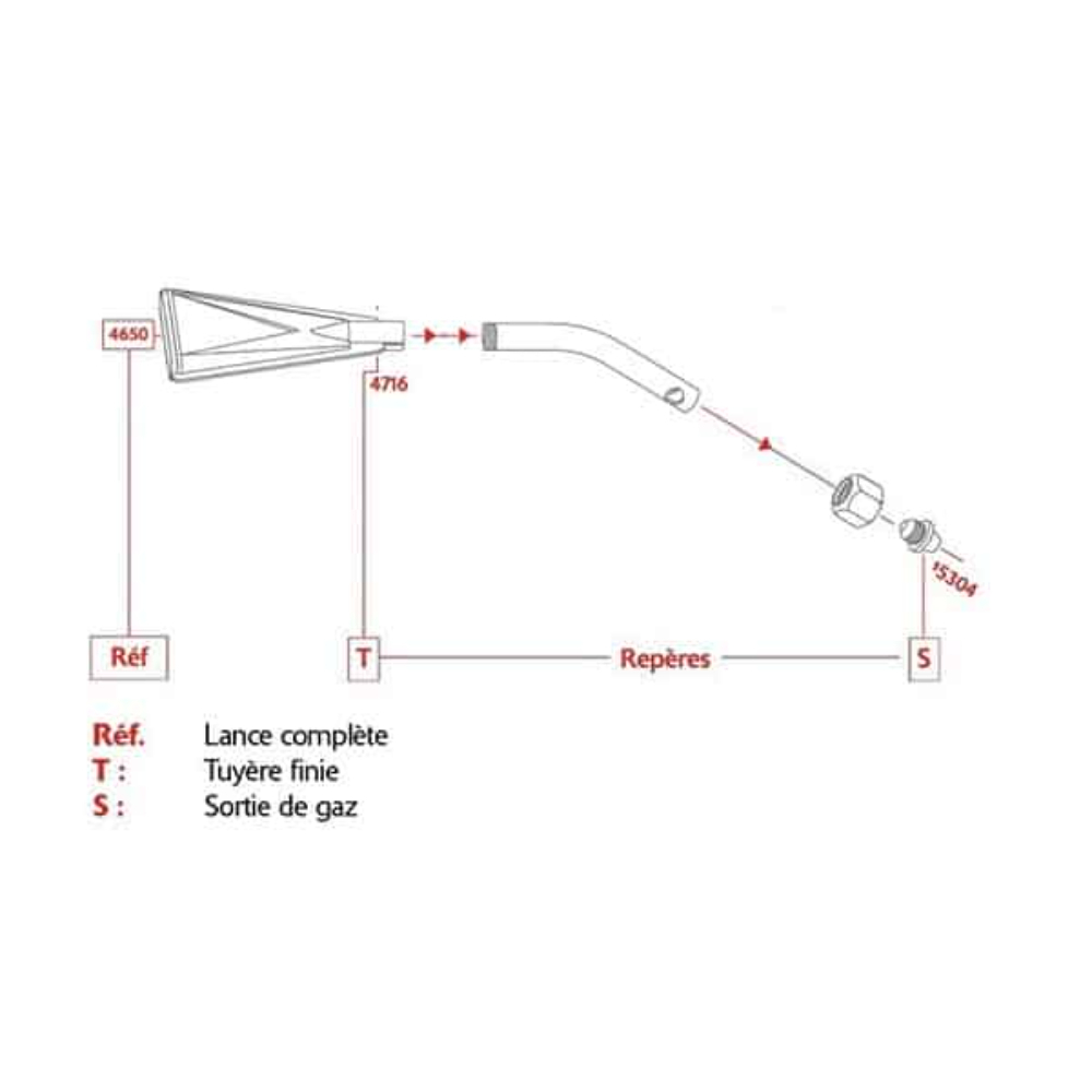 INJECTEUR POUR LANCES SANITAIRES RÉF. 4650 - 4655 - EXPRESS - 15304