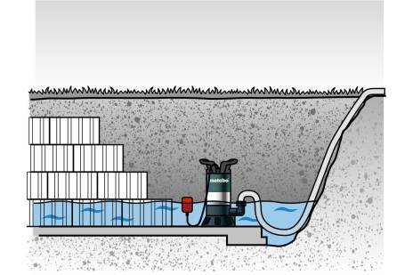 Pompe immergée pour eau claire TP 7500 SI - METABO - 0250750013
