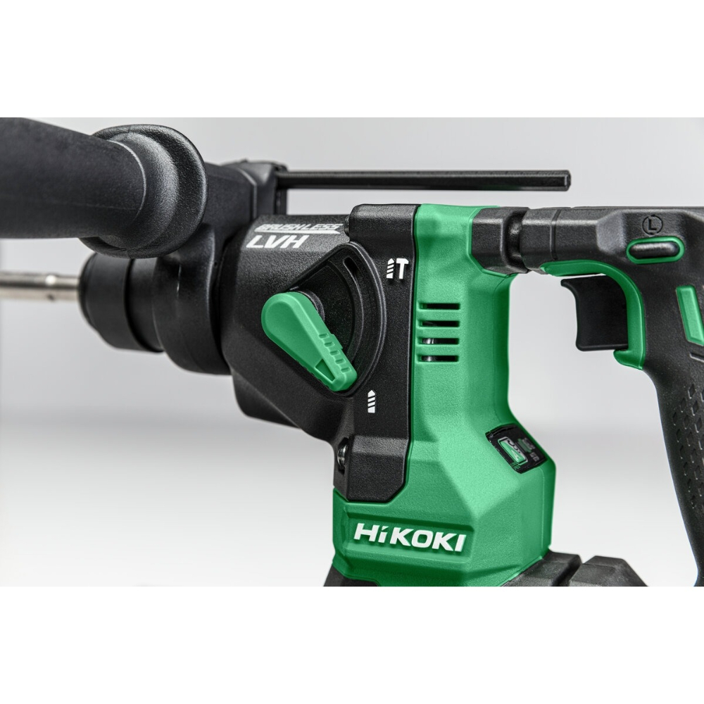 Perforateur SDS+ 18mm brushless 18V Li-ion 1,3J - sans batterie ni chargeur - HIKOKI - DH18DPAW2Z