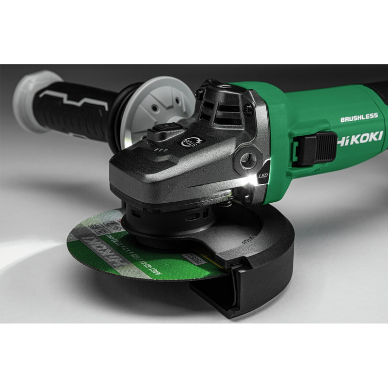 Meuleuse ø125mm 36V Brushless - vit.varable - frein - inter.autobloquant - sans batterie ni chargeur - HIKOKI - G3613DVEW2Z