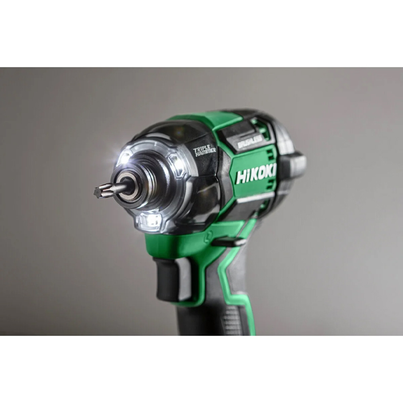 Visseuse à choc 215Nm 36V Brushless IP56 Triple Hammer - HIKOKI - WH36DCW2Z