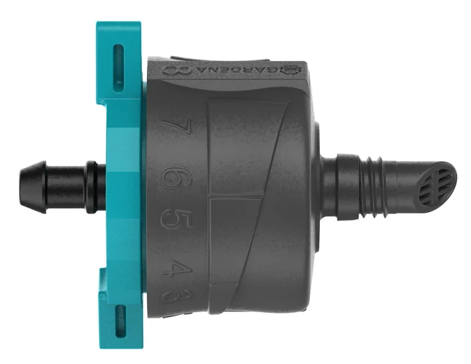 Goutteur fin de ligne réglable et régulateur de pression 1 - 8 l/h - GARDENA - 13304-26