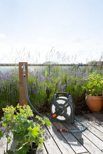 Dévidoir portable pour balcons et terrasses 10 m - GARDENA - 18400-20