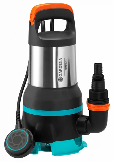 Pompe d'évacuation eaux claires et eaux chargées 15000 - GARDENA - 9048-20
