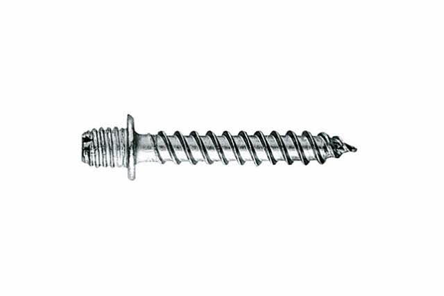 Boite de 100-Patte à vis pour collier zinguée Filetage M10 Diam. mm L 50 mm INDEX-ABTA1050
