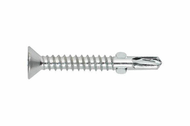 BOITE INDEX DE 500-VIS AUTOPERCEUSE POINTE FOREUSE À 2 AILETTES FILETAGE M4.8 Ø MM L 45 MM -ATA4845