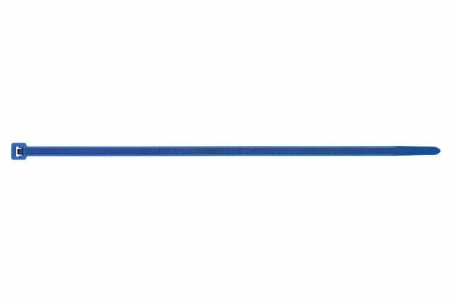 Boite de 100-Collier nylon cranté bleu Filetage M Diam. mm L 290 mm INDEX-BC48290AZ