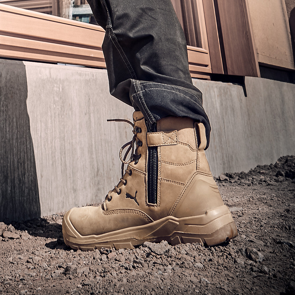 Chaussures de sécurité hautes S3 CONQUEST marron - PUMA SAFETY - 630740