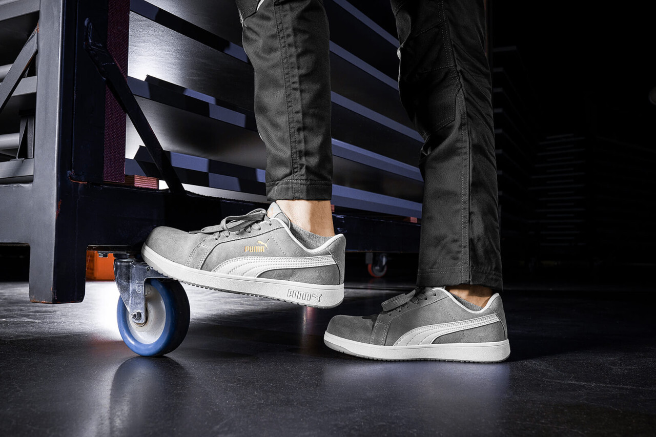Chaussures de sécurité basses S1PL ESD ICONIC gris - PUMA SAFETY - 640030
