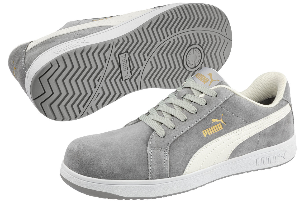 Chaussures de sécurité basses S1PL ESD ICONIC gris - PUMA SAFETY - 640030