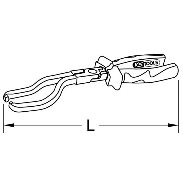 Pince pour durite de carburant KSTOOLS - 1150900