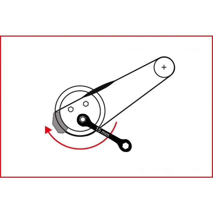 Coffret d'outils pour courroies élastiques, 11 pièces KSTOOLS - 1503180
