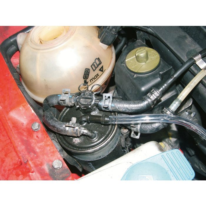 Purgeur pour filtre à gasoil avec flexibles et raccords, 11 pièces KSTOOLS - 1509355