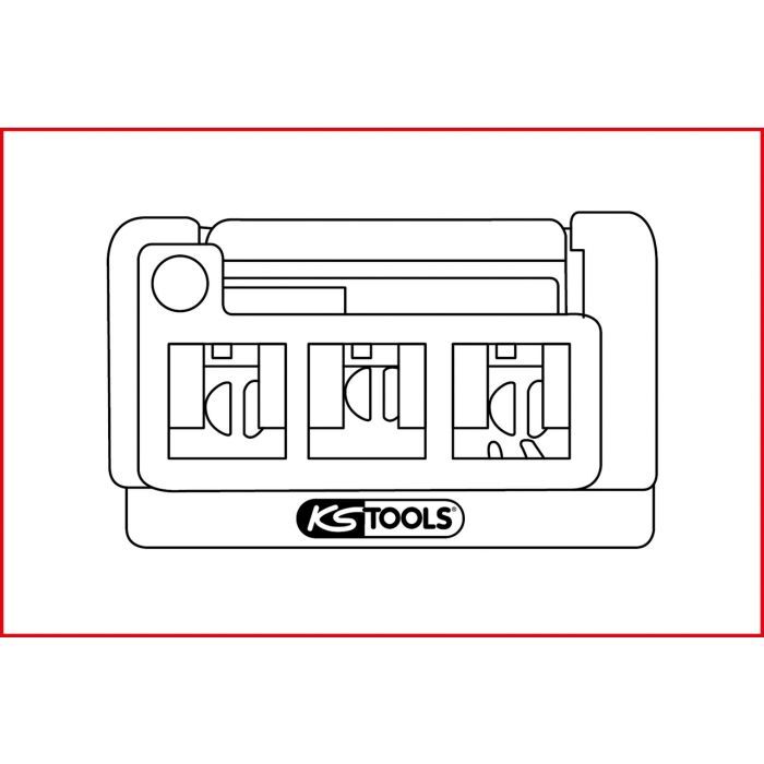 Extracteur universel de cosses pour connecteurs plats et Faston - 1,6 mm KSTOOLS - 1540012