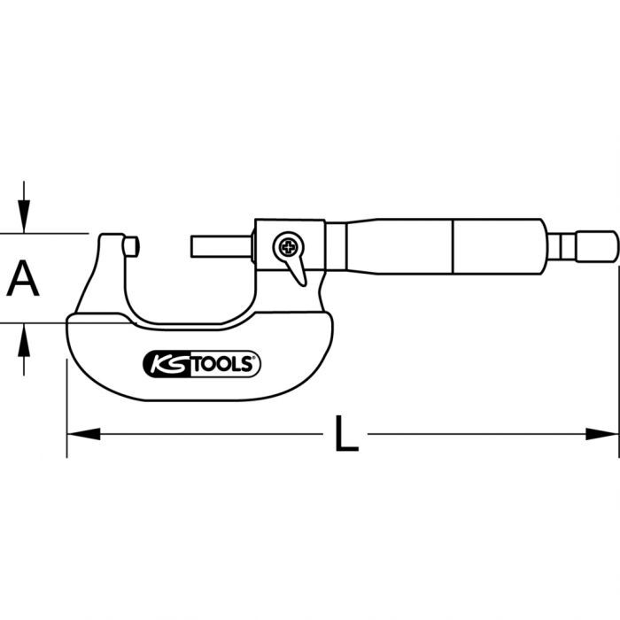 Micromètre, 75-100 mm KSTOOLS - 3000558