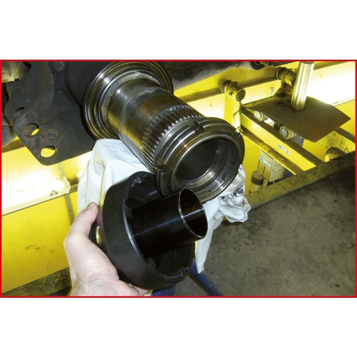 Douille à 6 ergots pour écrou d'essieu-Spécial Mercedes-MAN, 115 mm KSTOOLS - 4500168