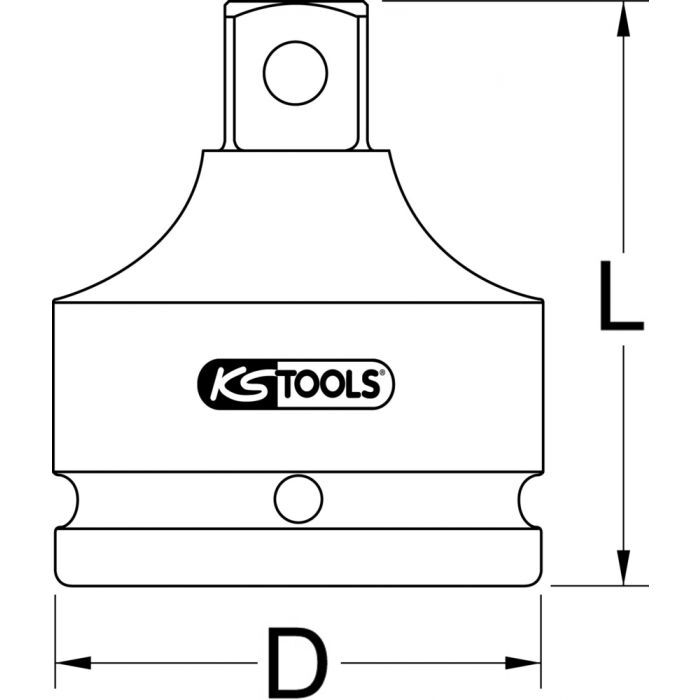 Douille tournevis à chocs 6 pans 1'', 17 mm KSTOOLS - 4500476