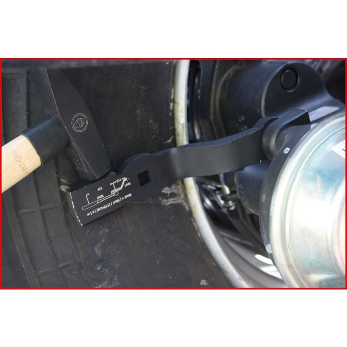 Clé à frapper coudée 24mm pour raccords d'étriers de frein KSTOOLS - 4605062