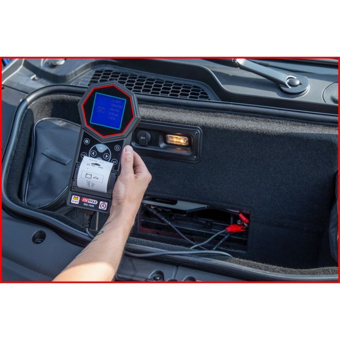 Testeur de batterie avec imprimante intégrée KSTOOLS - 5501649