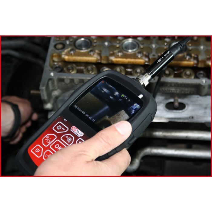 Kit vidéoscope HD avec sonde de caméra HD avant Ø 6,0 mm 0° et 90°, commutable, 5 pcs. KSTOOLS - 5507500