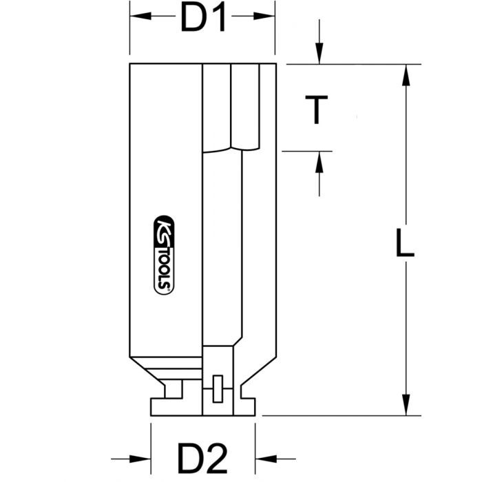 Douille pour rotules de suspension de Renault Master et Opel Movano KSTOOLS - 7001663