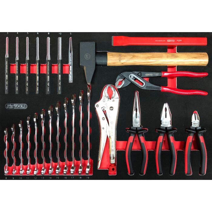 Servante d'atelier RACING KSTOOLS 5 tiroirs + composition 264 pièces - 8555134