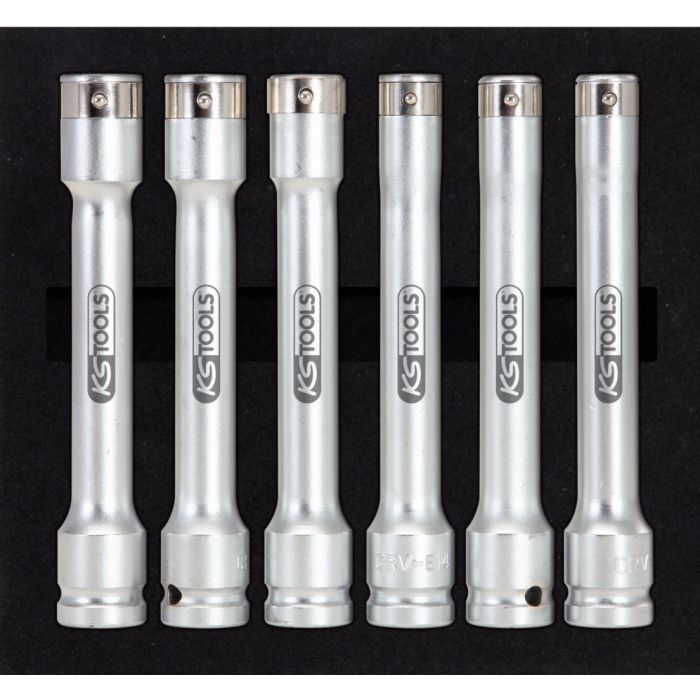 Module de 6 douilles longues TORX E, 1/2 pour charnières de portes KSTOOLS - 9114450