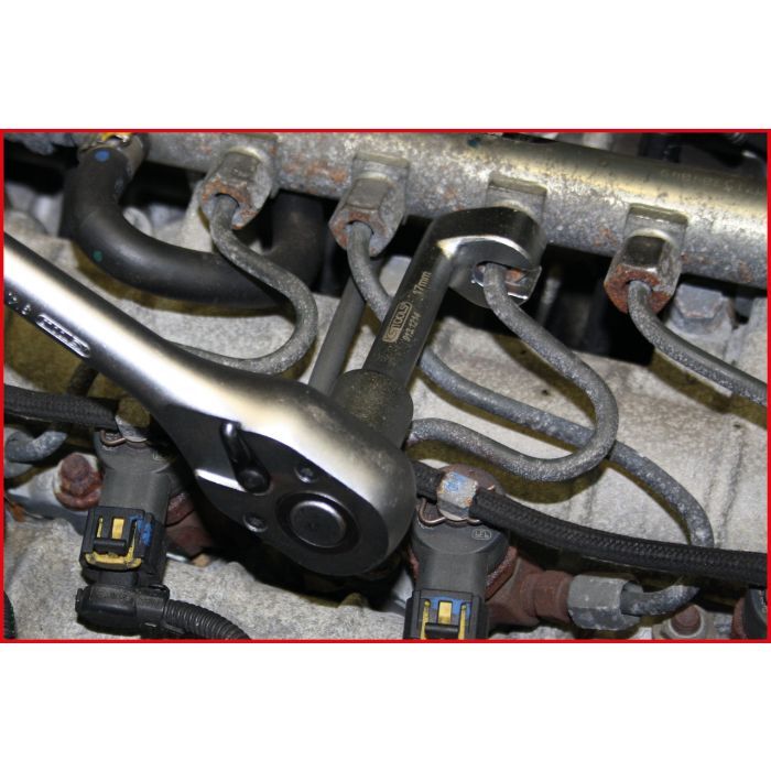 Clé pour conduites d'injection diesel 1/2'', 14 mm KSTOOLS - 9131212