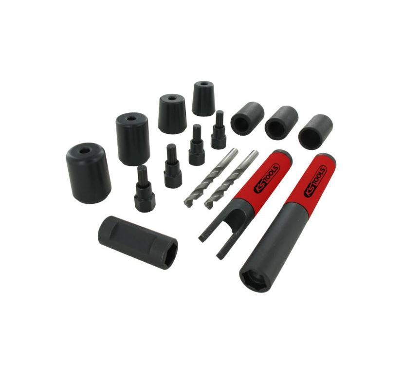 Coffret d'extraction pour écrou anti-vol universel, 16 pcs KSTOOLS 9131484