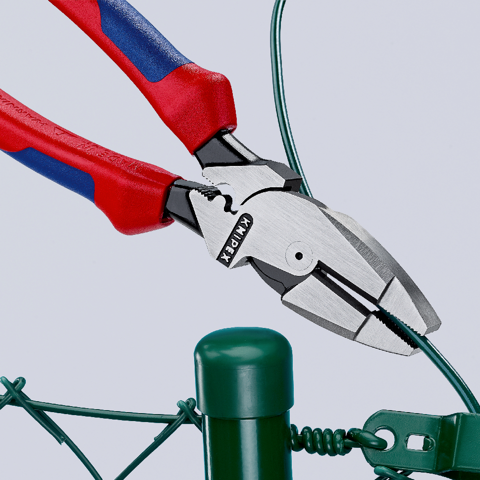 Pince univ lineman 240mm + sertissage t KNIPEX - 09 12 240 T