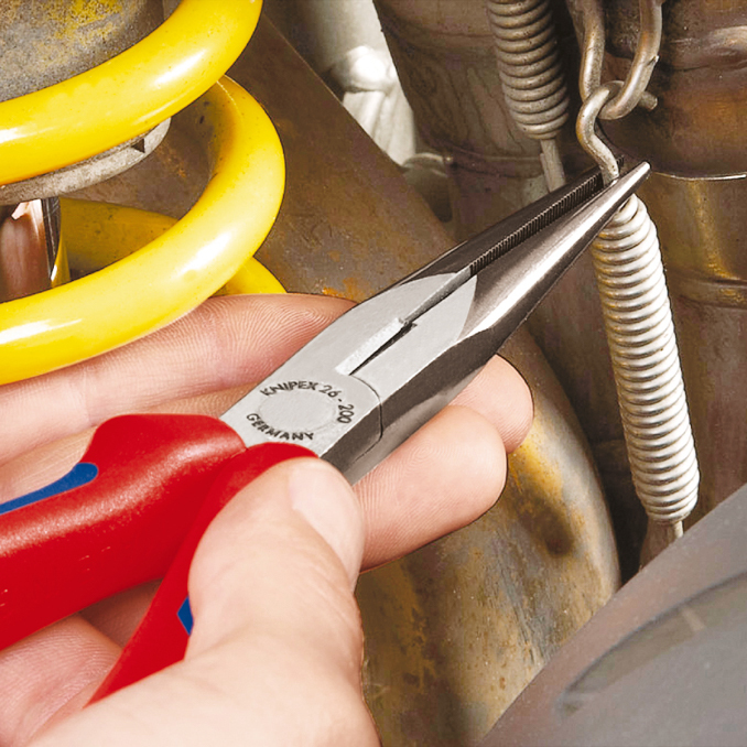 Pince a becs 1/2 ronds 200mm 40° KNIPEX - 26 21 200 SB