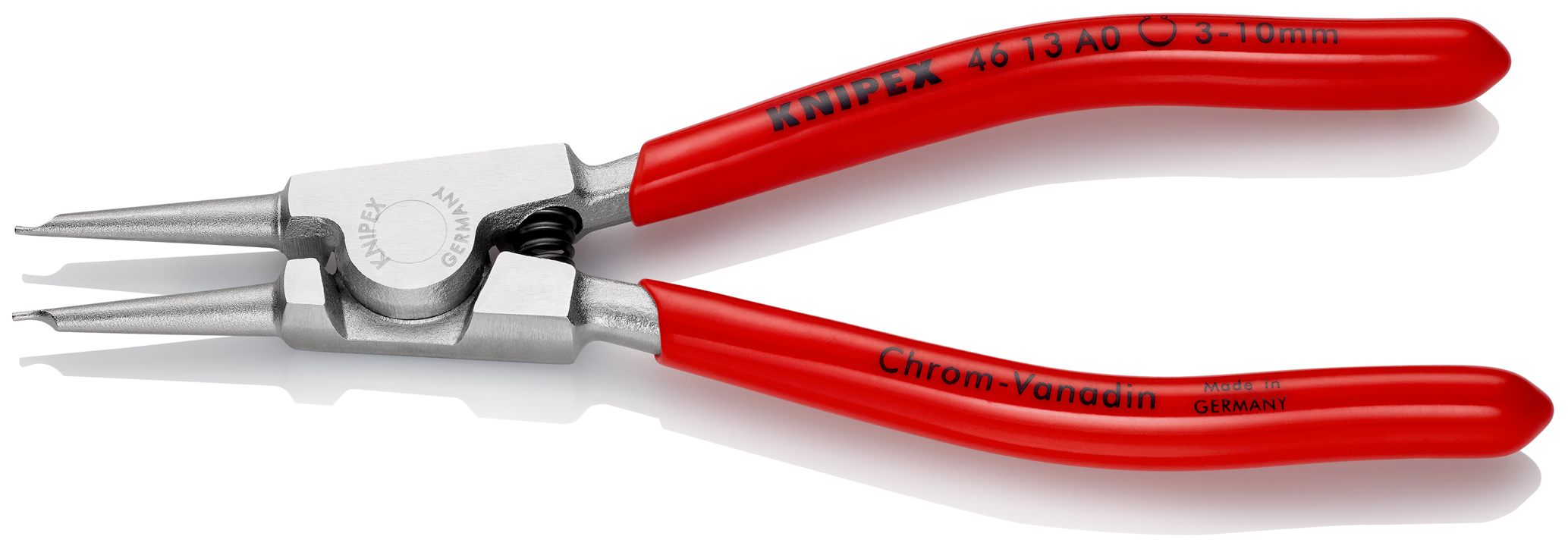 Pince 140mm circlips ext. 3-10mm chrome KNIPEX - 46 13 A0