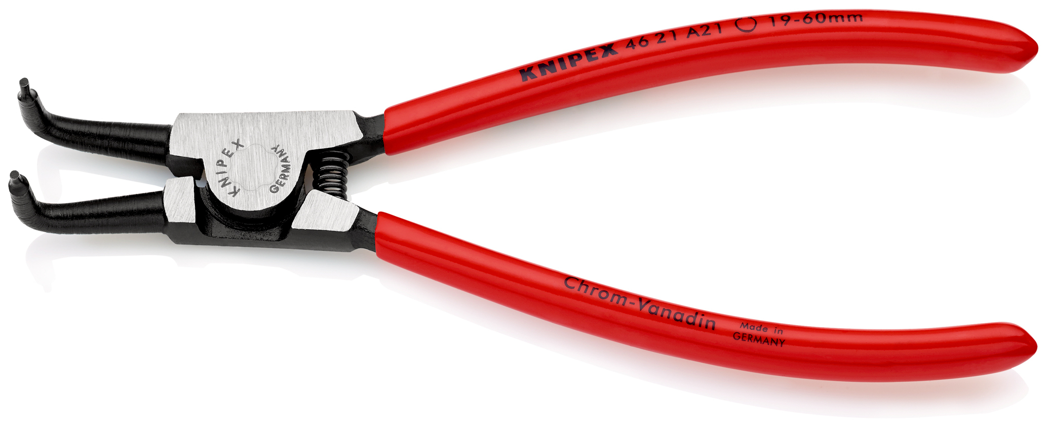 Pince 170mm circlips ext. 19-60mm 90° KNIPEX - 46 21 A21