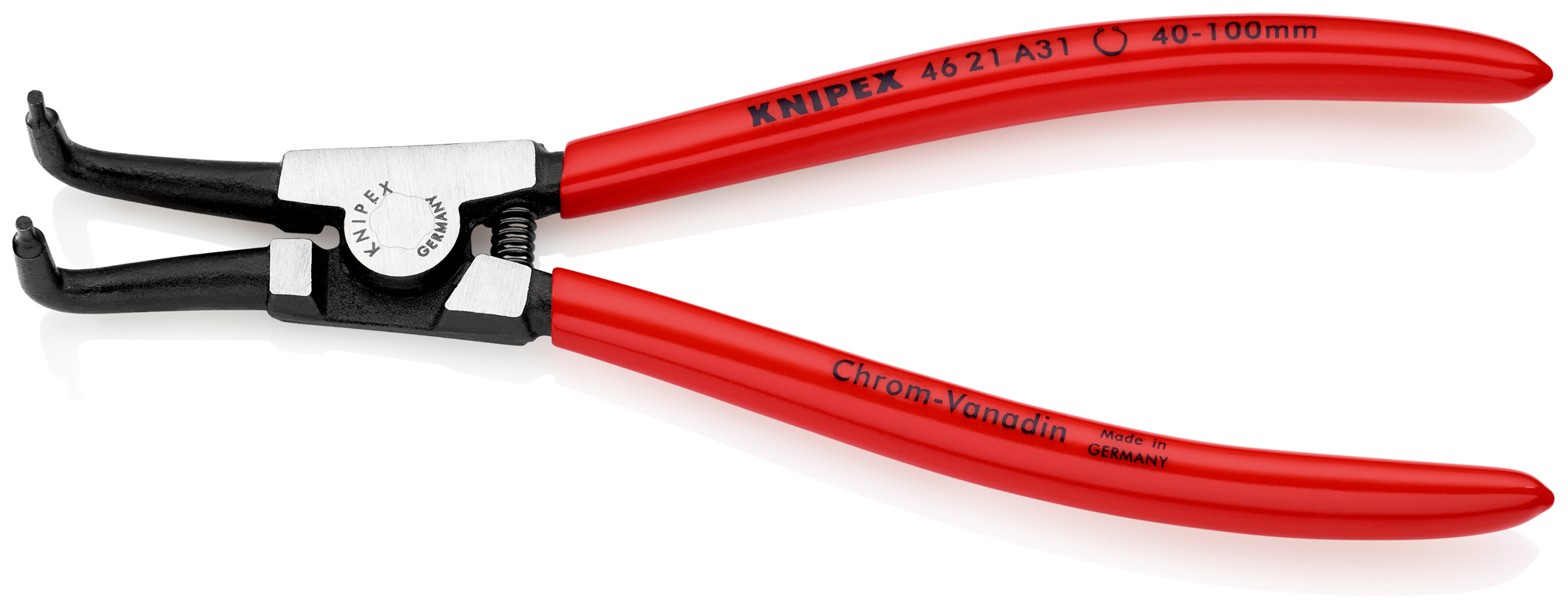 Pince 200mm circlips ext. 40-100mm 90° KNIPEX - 46 21 A31