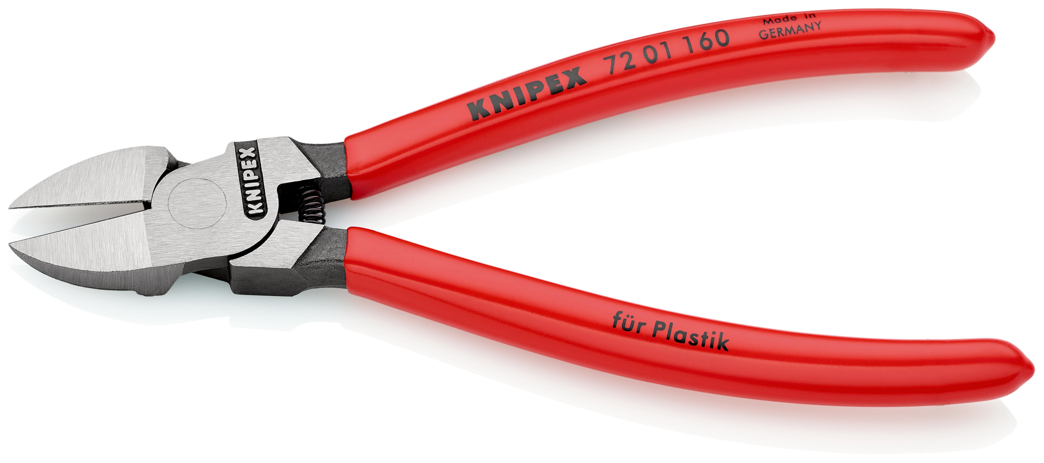 Pince coupante cote pr plastique 160mm KNIPEX - 72 01 160 SB
