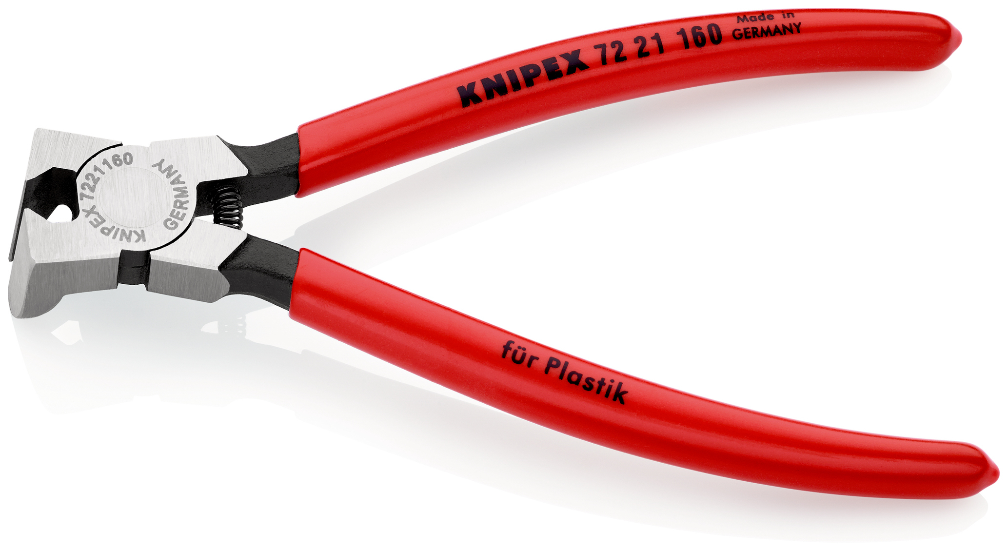 Pince cpte cote pour plastique 160mm 85° KNIPEX - 72 21 160