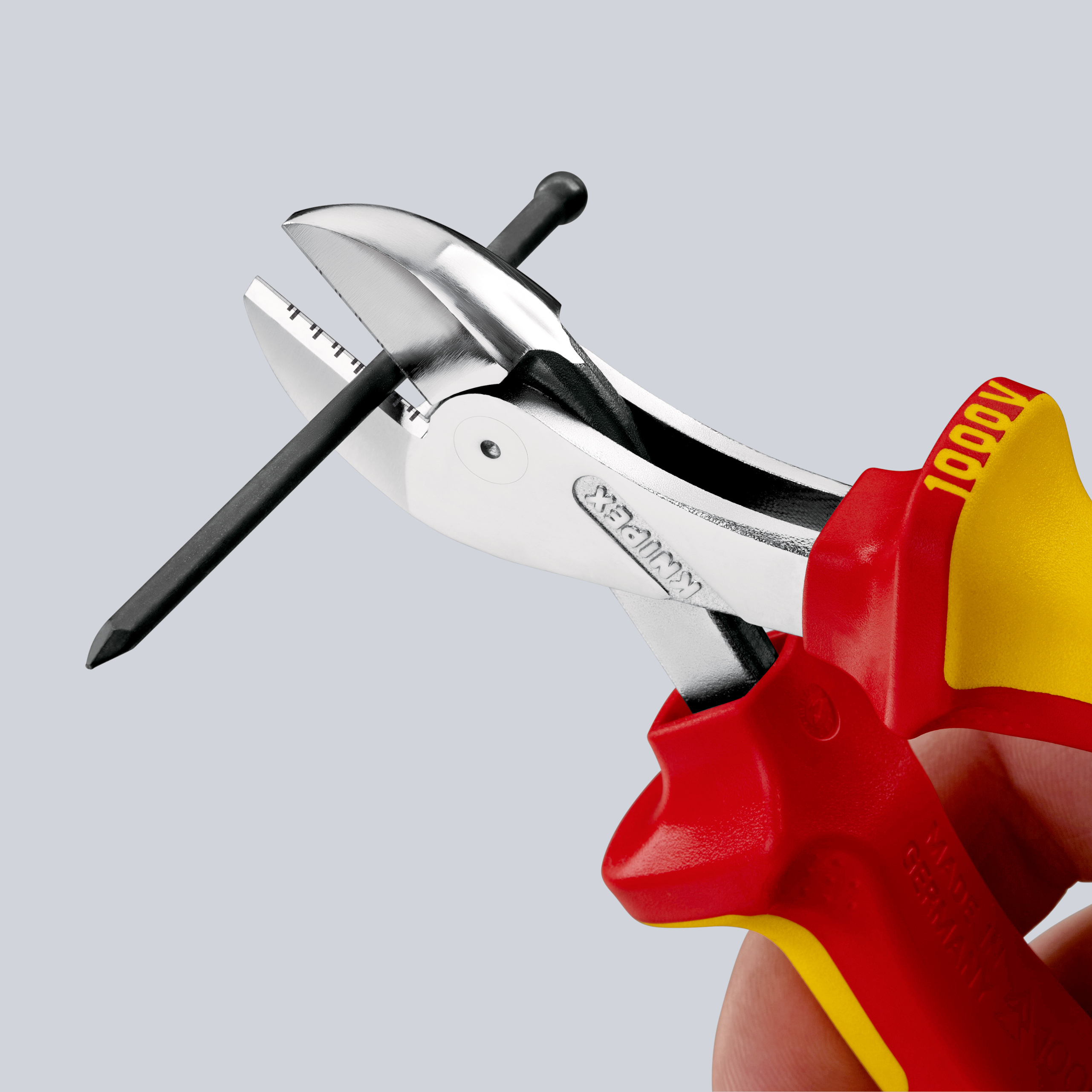 Pince cpte cote x-cut 160mm chrome 1000v KNIPEX - 73 06 160