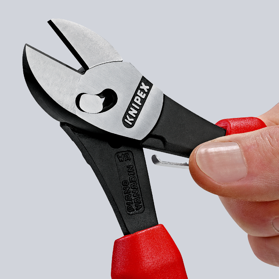 Pince coupante de cote twinforce® 180mm KNIPEX - 73 72 180 BK