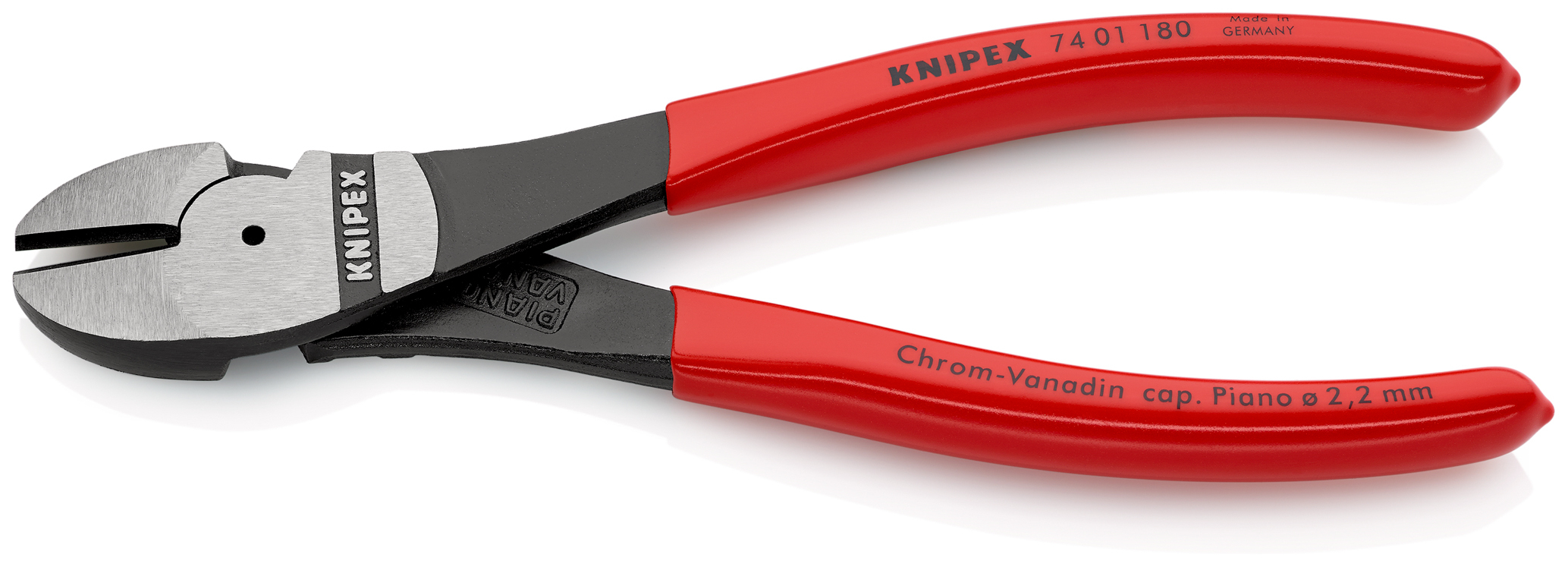Pce coupante cote fte demultiplic. 180mm KNIPEX - 74 01 180
