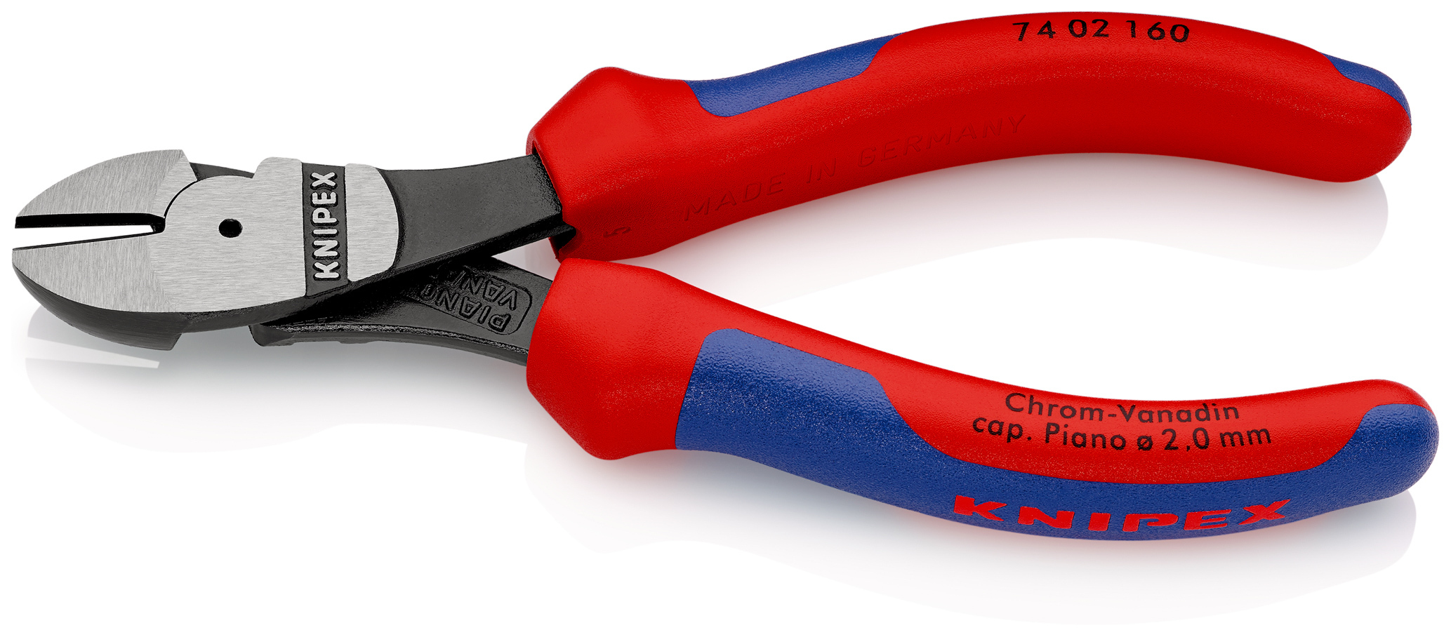 Pce coupante cote fte demultiplic. 160mm KNIPEX - 74 02 160 SB