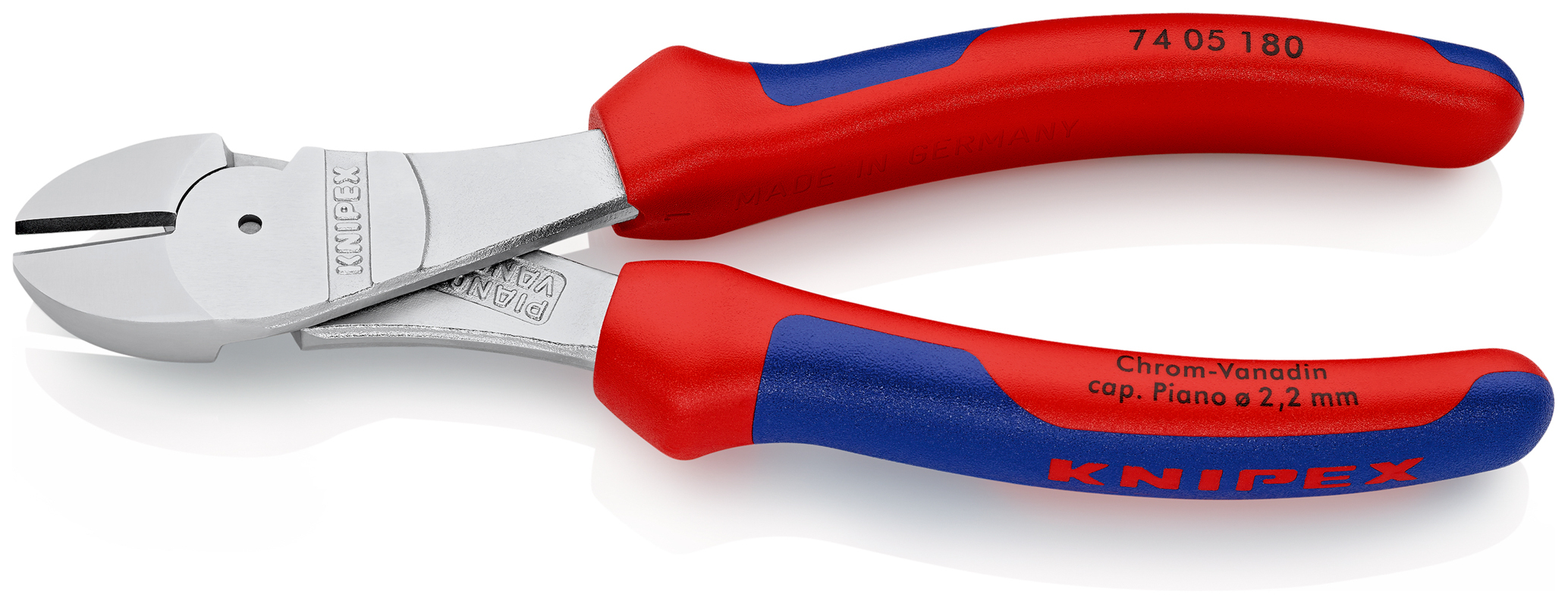 Pce cpte cote fte demult. 180mm chrome KNIPEX - 74 05 180 SB