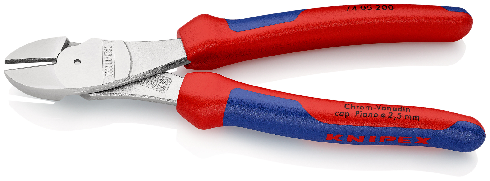 Pce cpte cote fte demult. 200mm chrome KNIPEX - 74 05 200