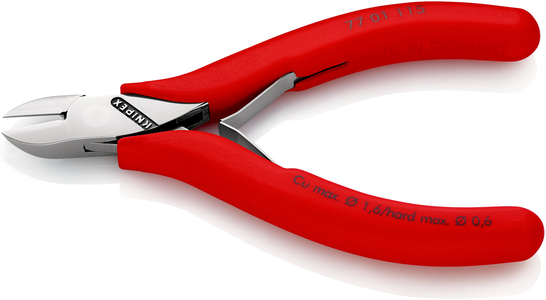 Pince coupante cote electro 115mm KNIPEX - 77 01 115 SB