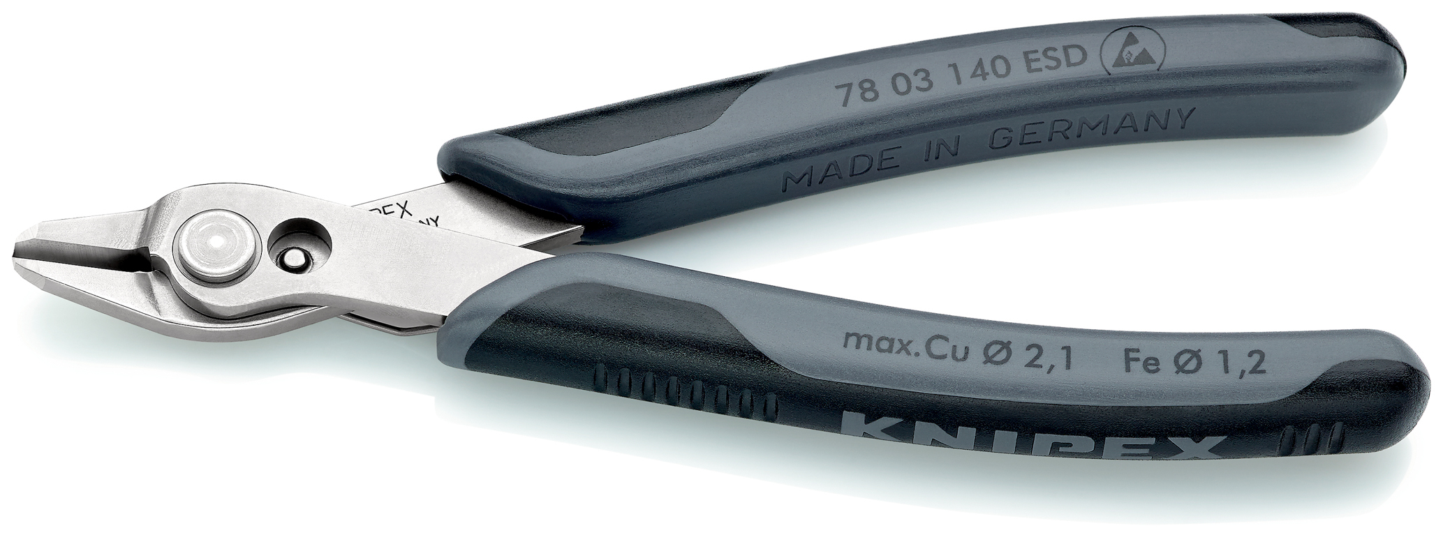 Pince coupante super knips® xl 140mm esd KNIPEX - 78 03 140 ESDSB