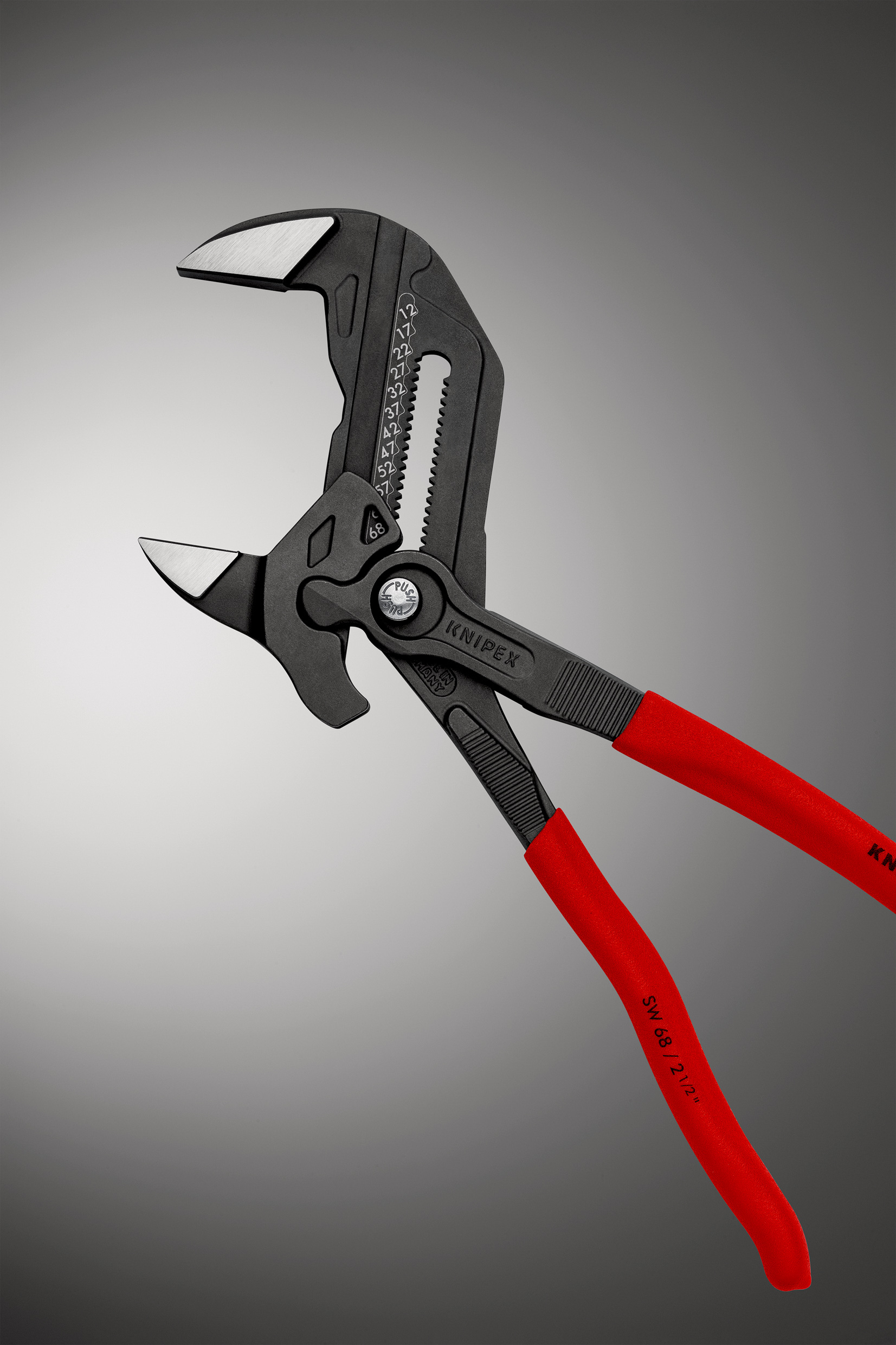 Pince cle 300mm brunie gaine pvc KNIPEX - 86 01 300 SB