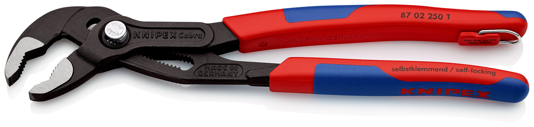 Pince multiprise cobra® 250mm antichute KNIPEX - 87 02 250 T